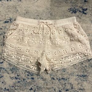 Crochet shorts